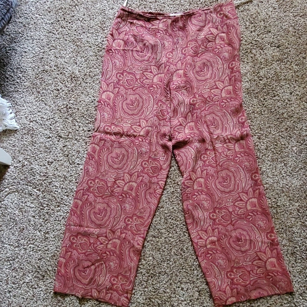 VINTAGE pure silk pants